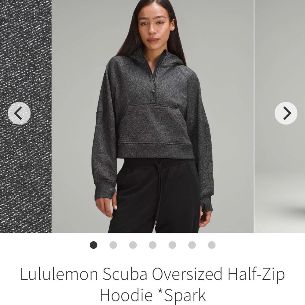 lululemon scuba oversized half zip hoodie